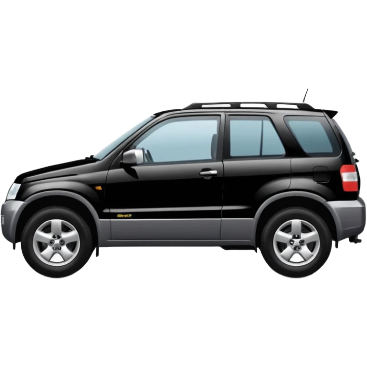 Suzuki grand vitara 2003 3 door black emoji