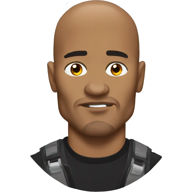 Dwane the rock as a rock emoji