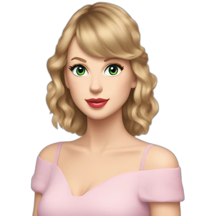 tylor swift con un pastel emoji