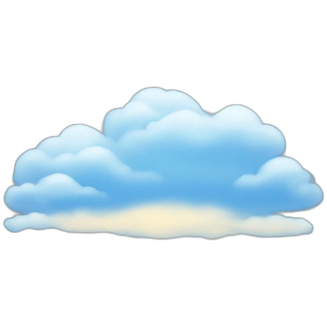 blue sky emoji