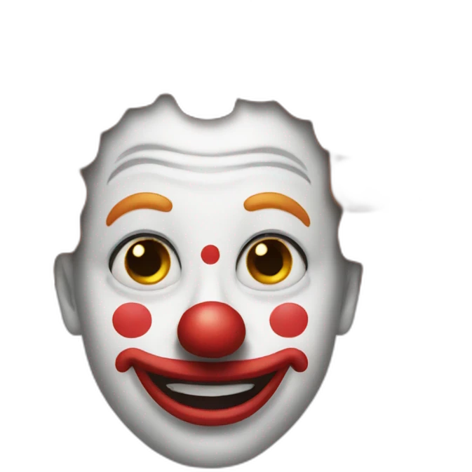 a clown emoji