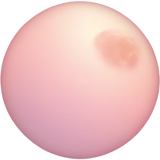 pastel pink moon emoji