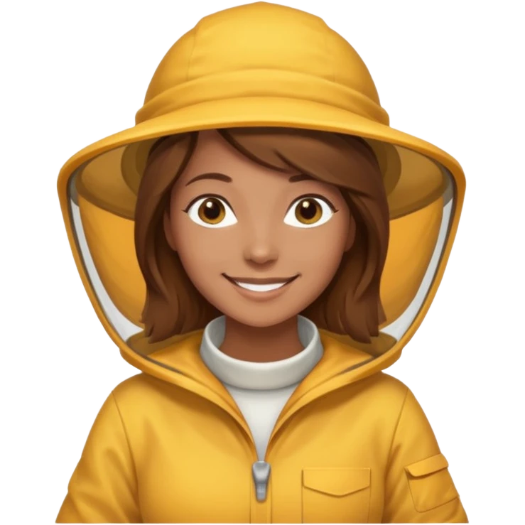 female bee keepers with brown hair emoji
