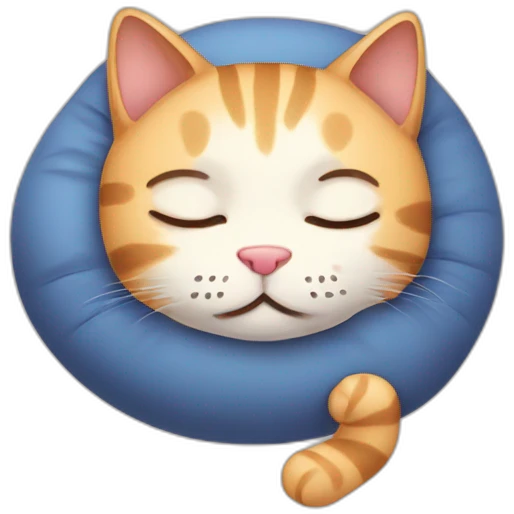 sleepy cat emoji