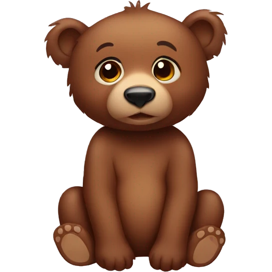 Baby brown bear emoji