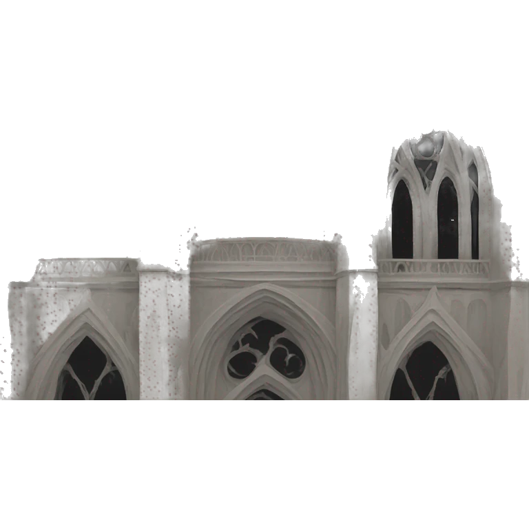 Black cathedral emoji