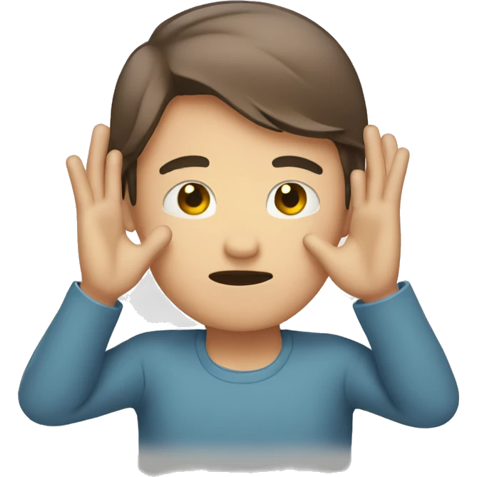 Hand on forehead emoji emoji