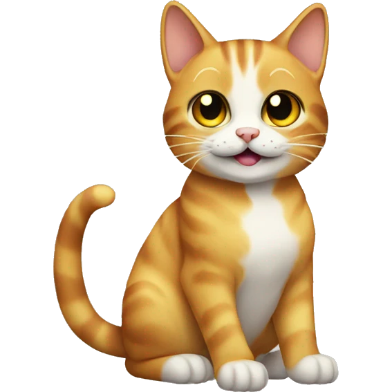 Cat honey happy  emoji