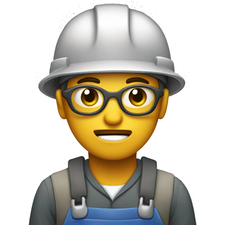 dirty and tired  factory worker emoji