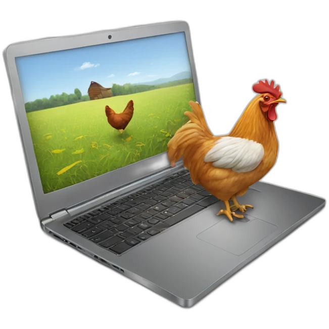 laptop-touched-by-chicken emoji