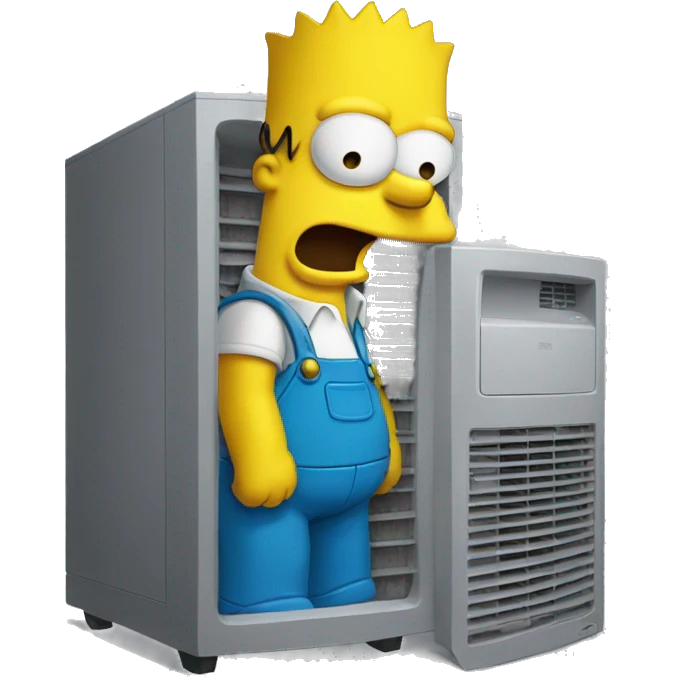 SIMPSONS aircondiotion emoji