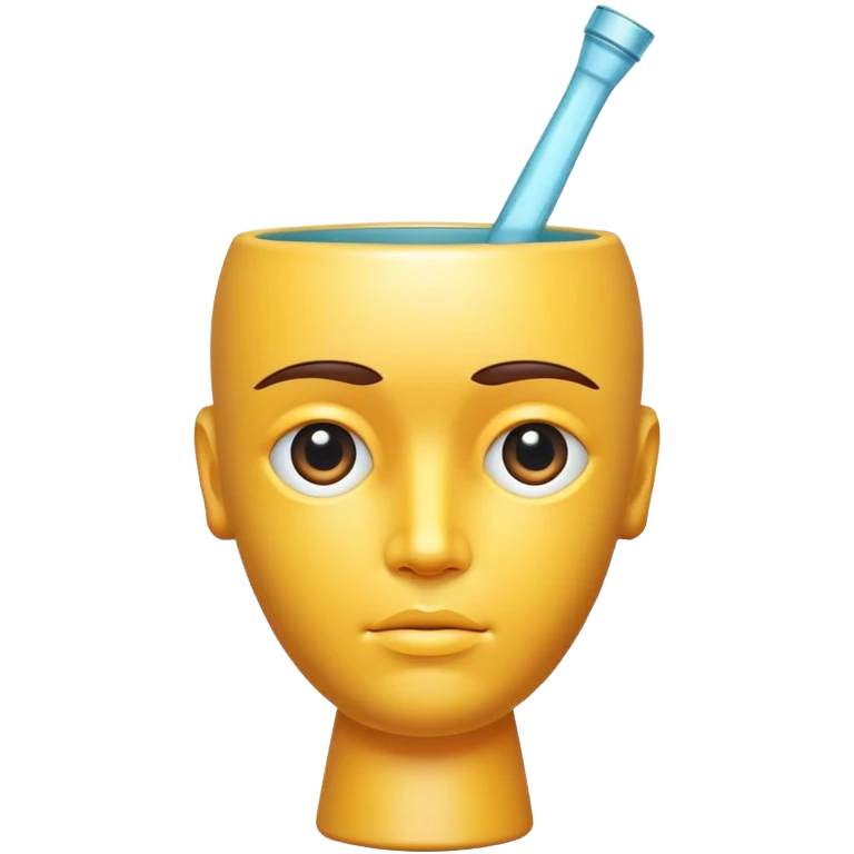 Vase human head  emoji