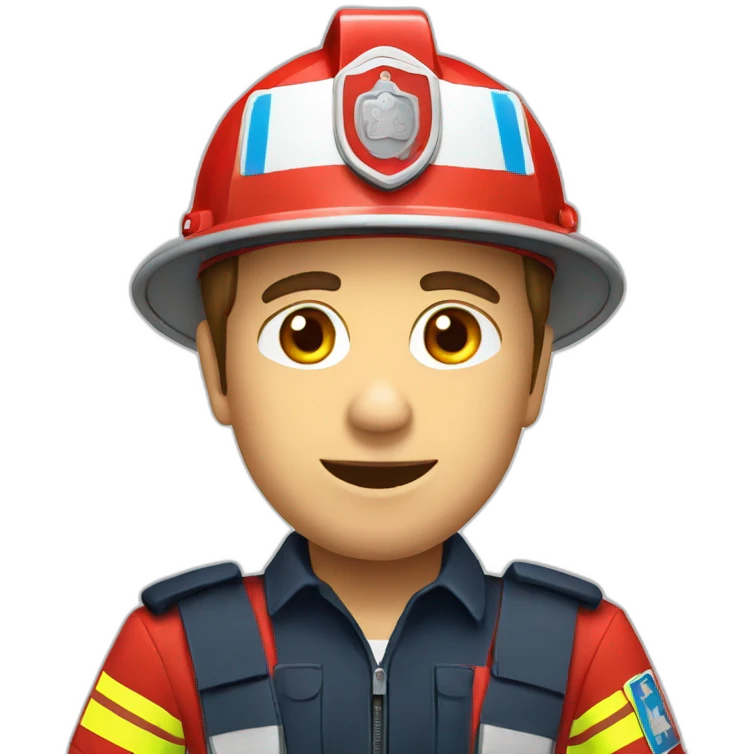Un pompiers emoji