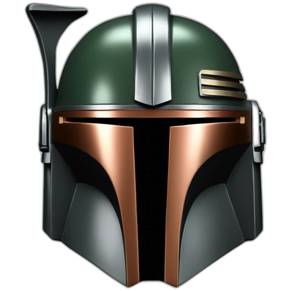 king mandalorian helmet leader emoji