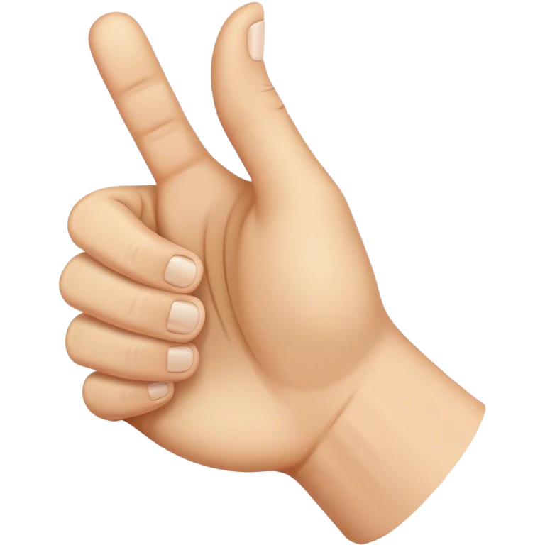 One hand with the thumb down emoji