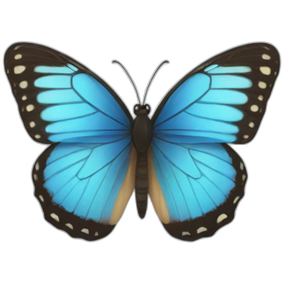 Blue butterfly  emoji