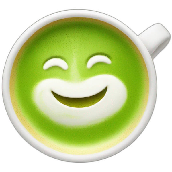 Matcha latte emoji