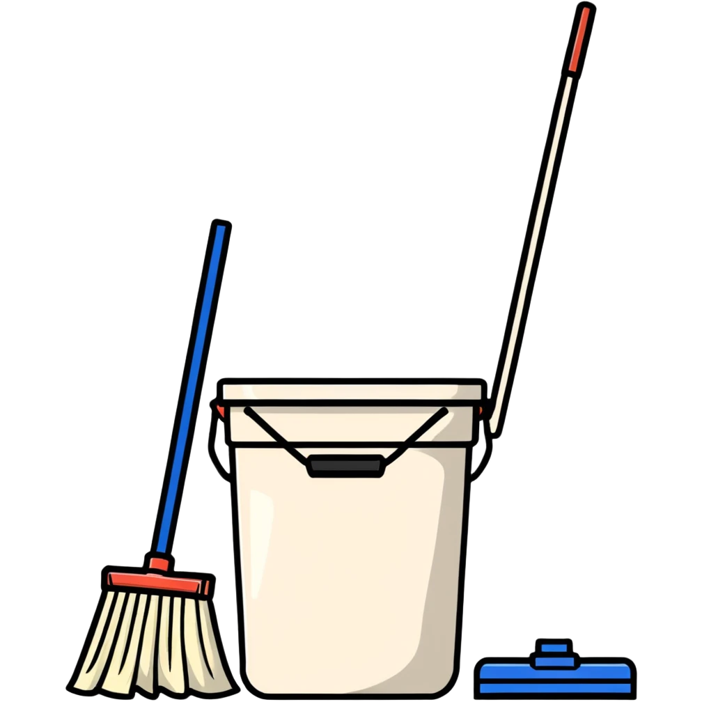 mop and bucket emoji