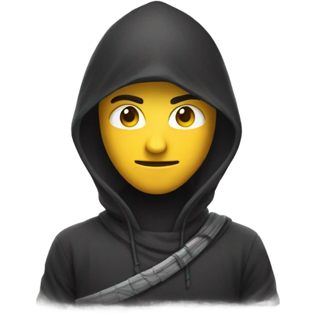 Ninja Wearing hoodie emoji