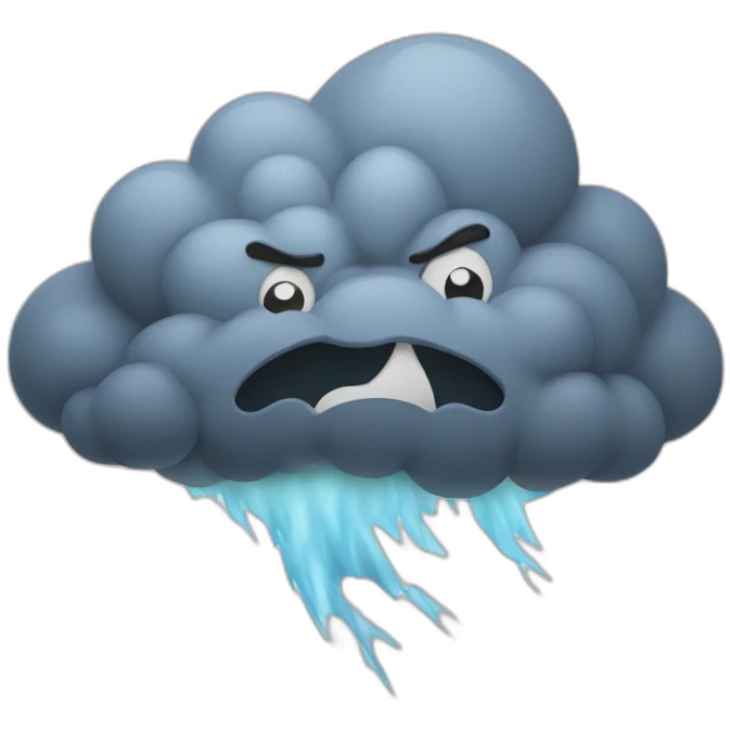angry storm cloud emoji