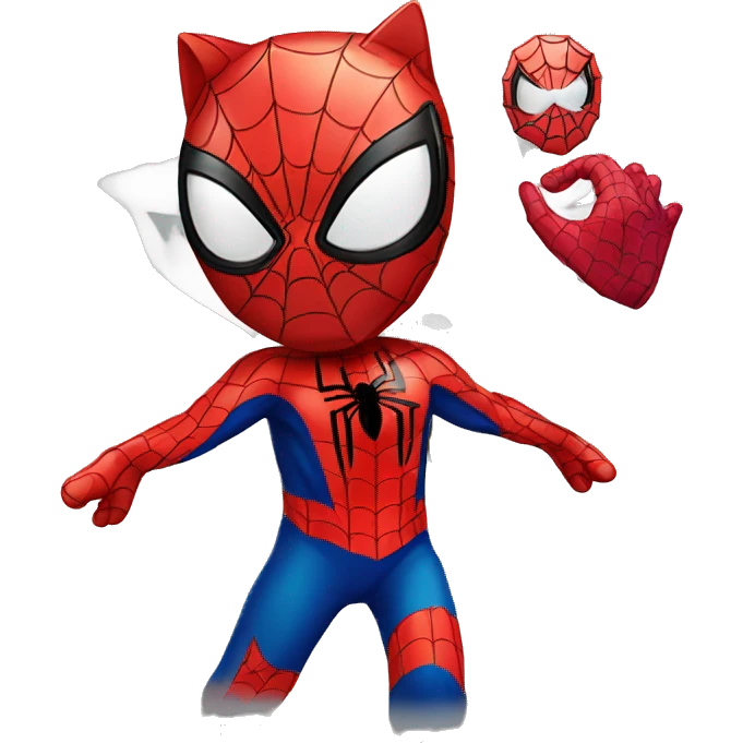 hello kitty and spiderman emoji