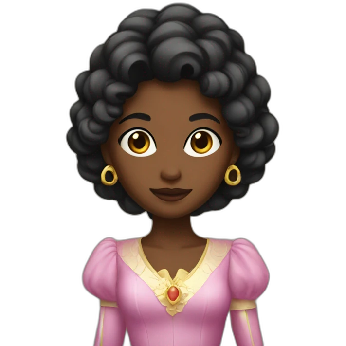 Princesa negra emoji