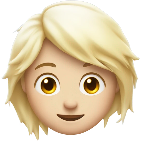 White sweat emoji