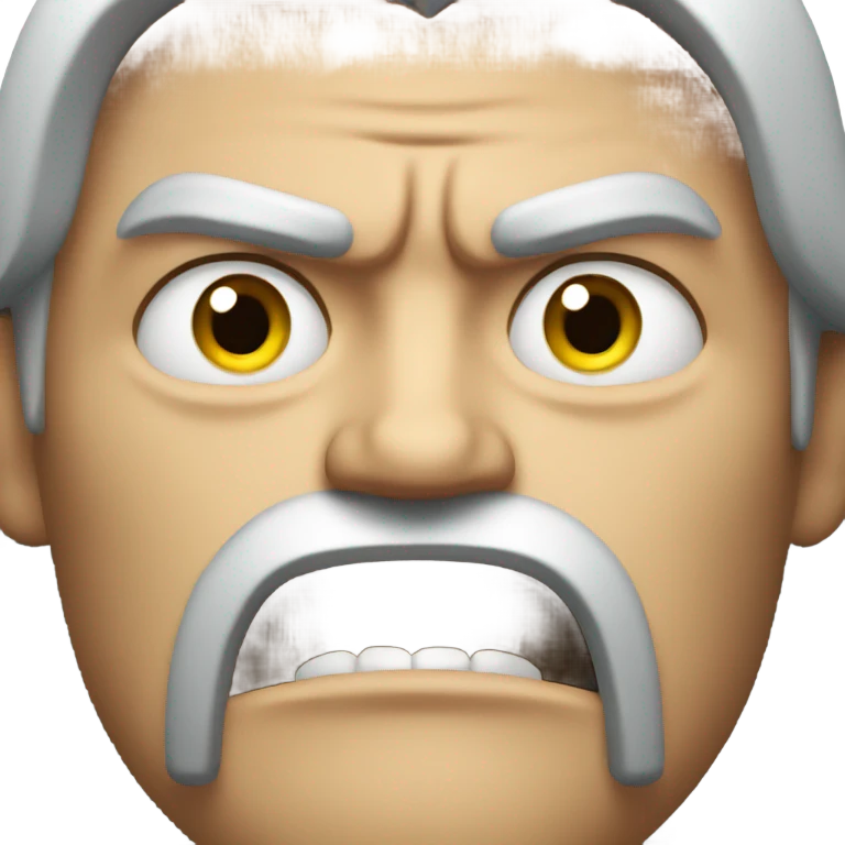 Angry man emoji