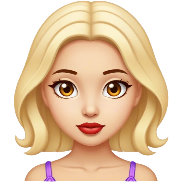 Coquette girl emoji