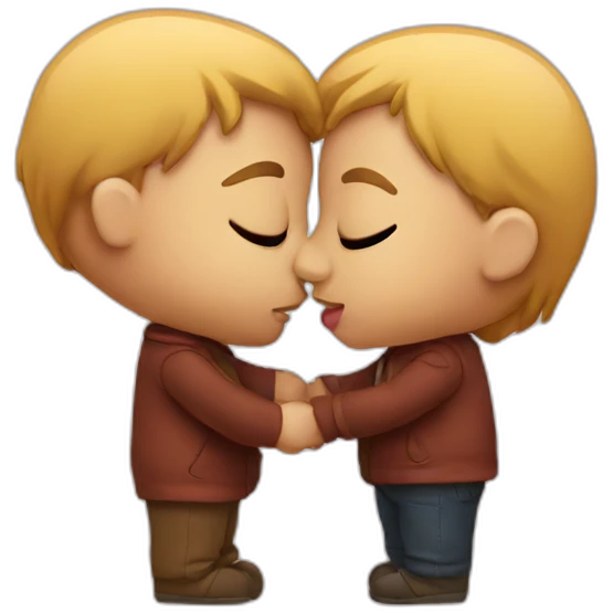 Kissing emoji