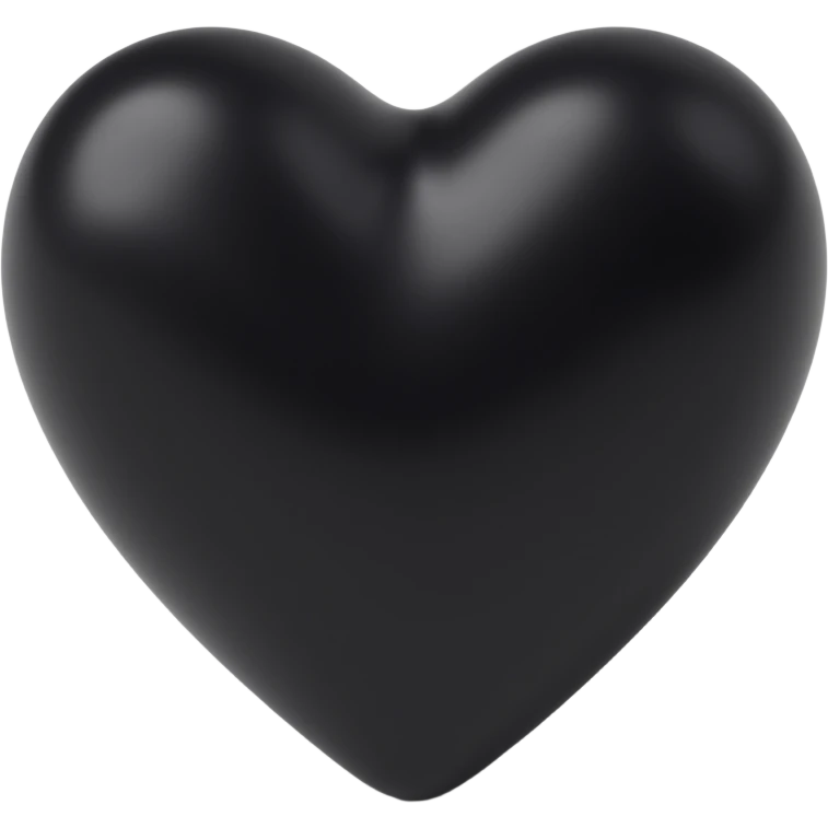 black heart emoji