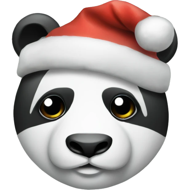 Panda,navidad emoji