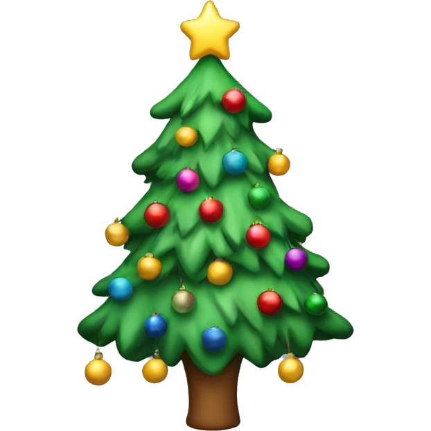 tacky christmas tree emoji