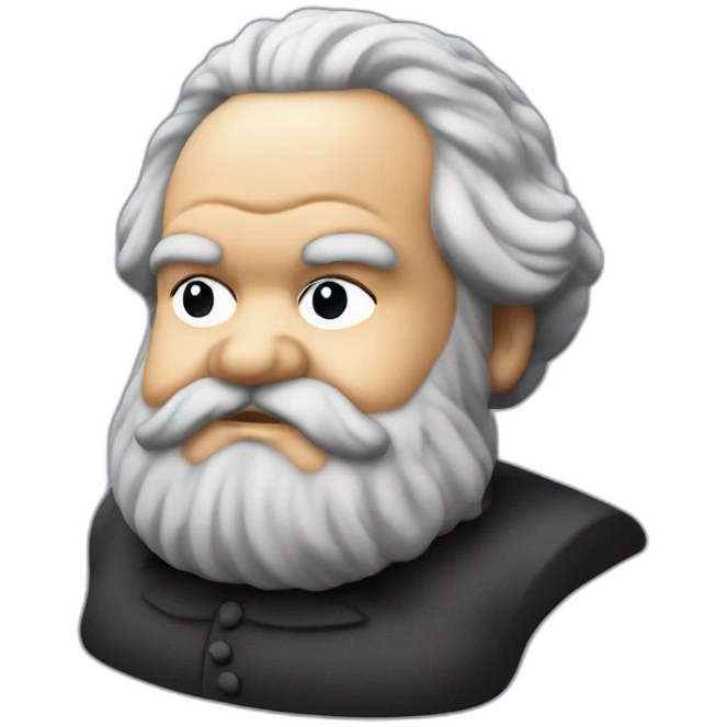 fat karl marx small kippah on head emoji