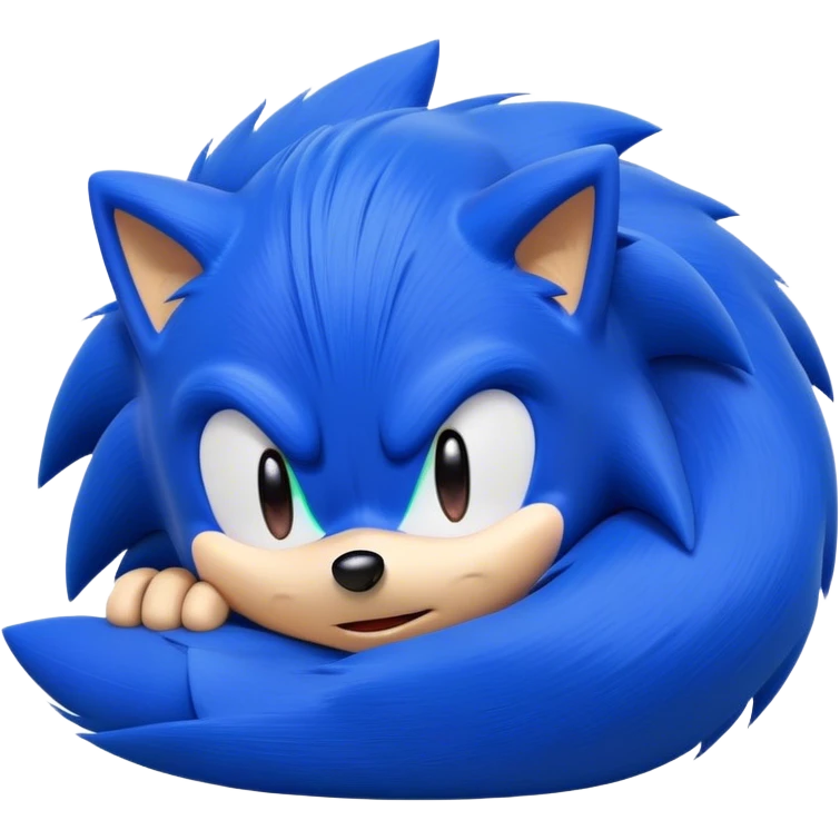 Sonic sleeping emoji
