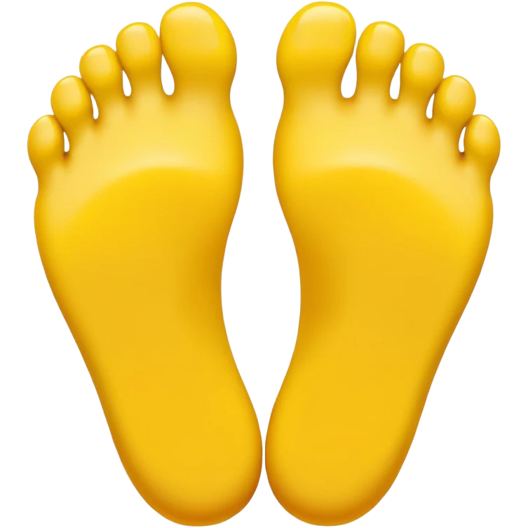 yellow feet emoji emoji