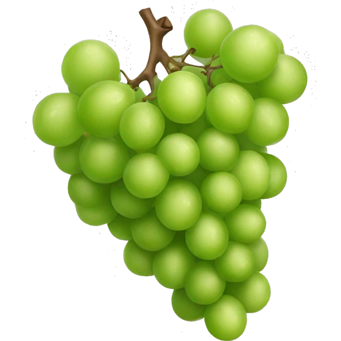 green grapes no leaves emoji