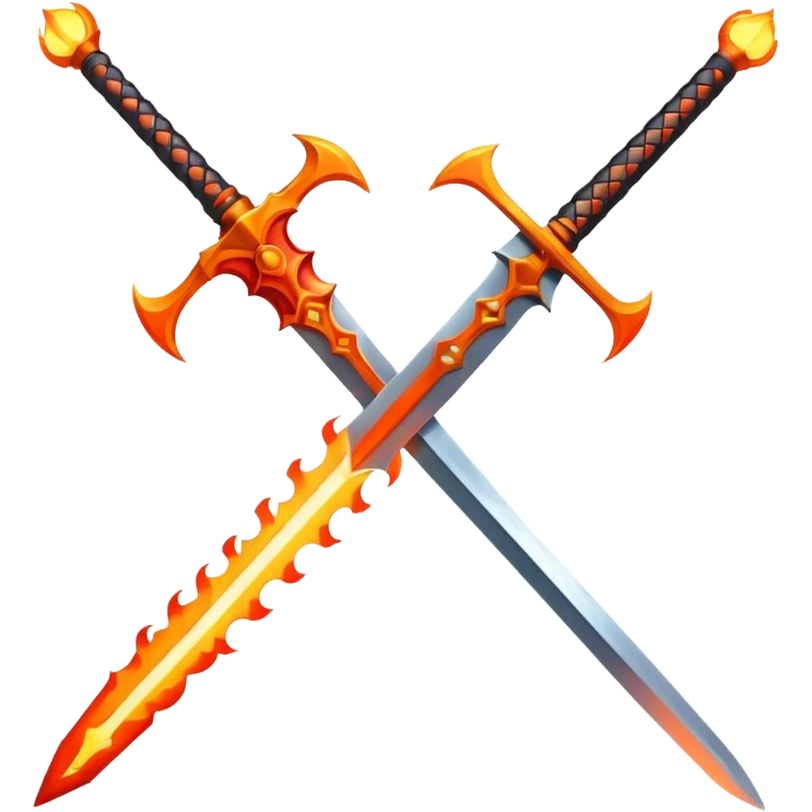 flaming sword emoji