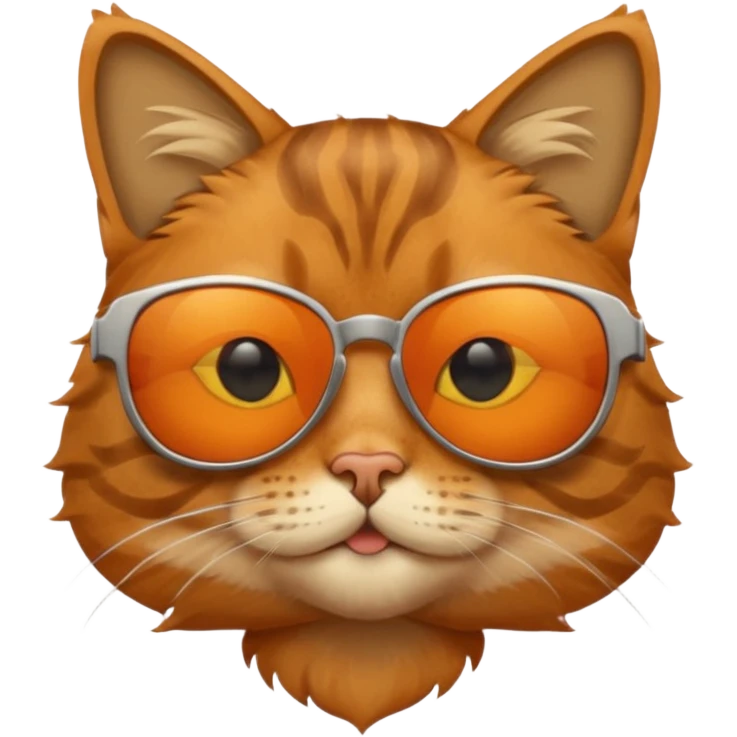 Cat wearing sunglasses emoji
