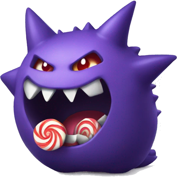 Gengar eating candy  emoji