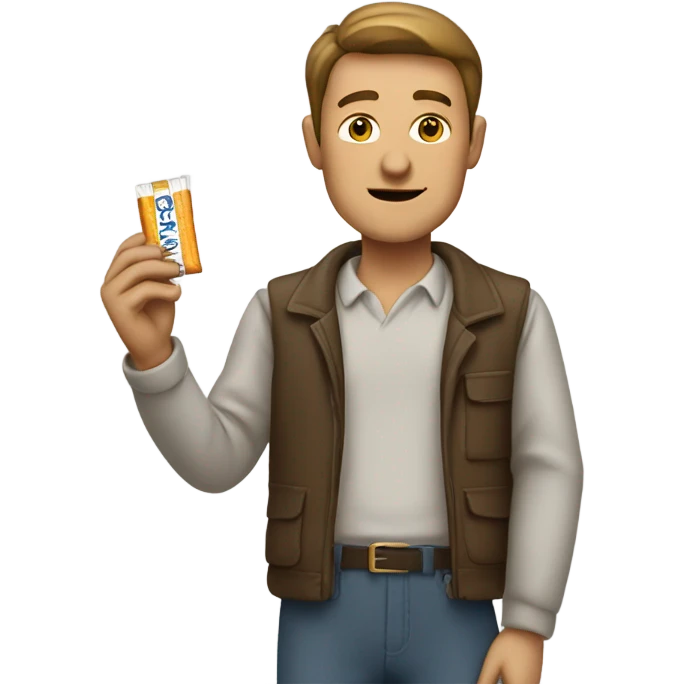 Man with cigarettes  emoji