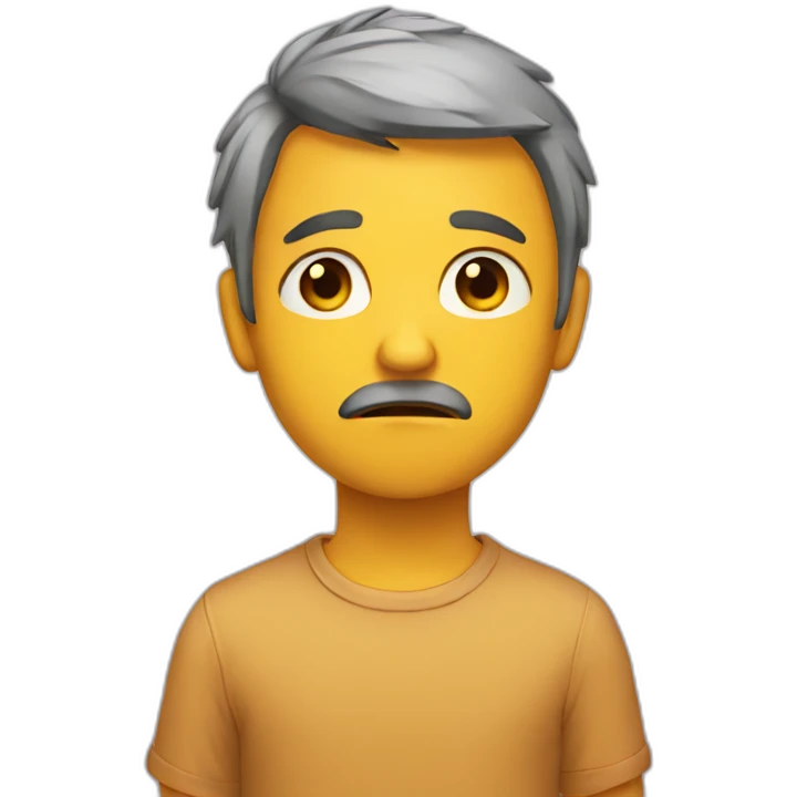 Sad emoji