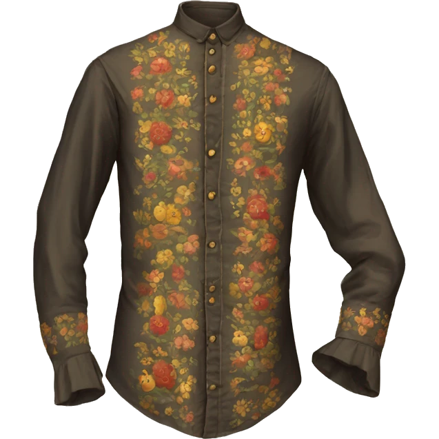 men's shirt 19th century emoji