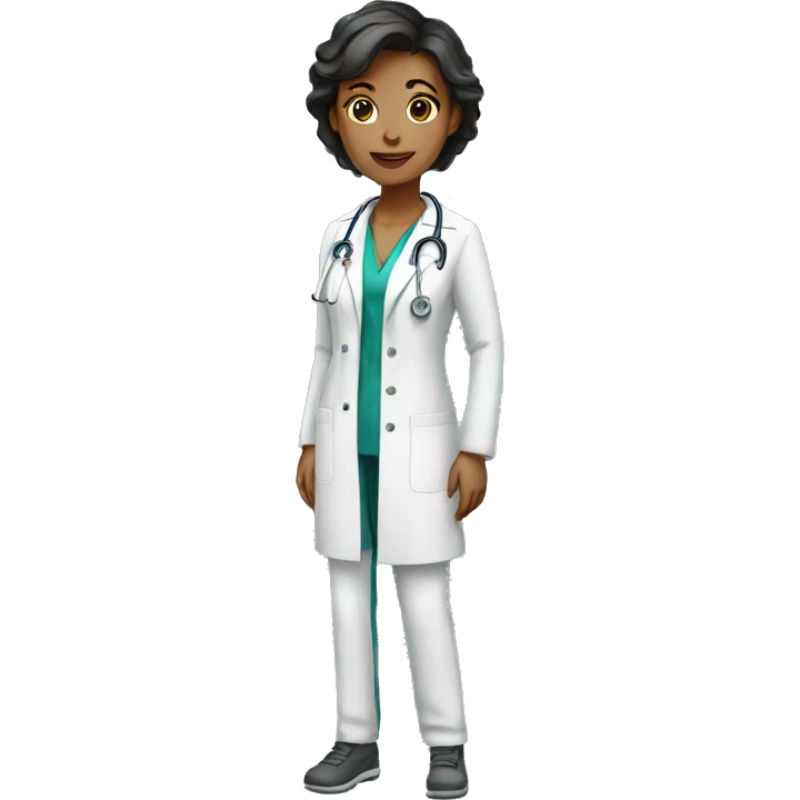 Female doctor full body emoji