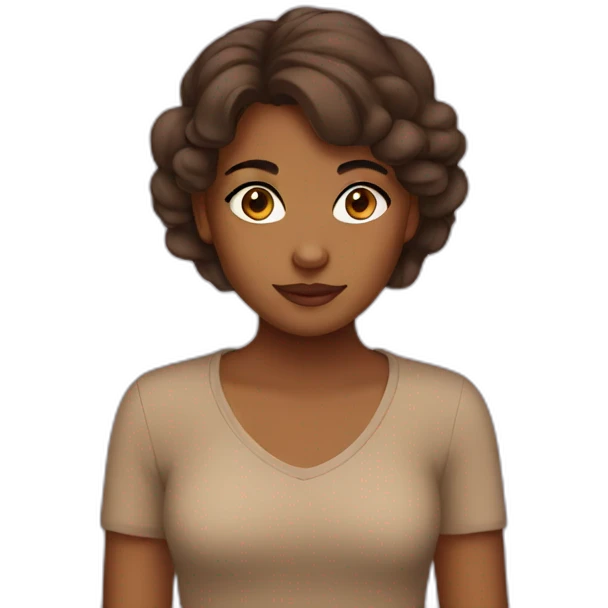 brown girl emoji