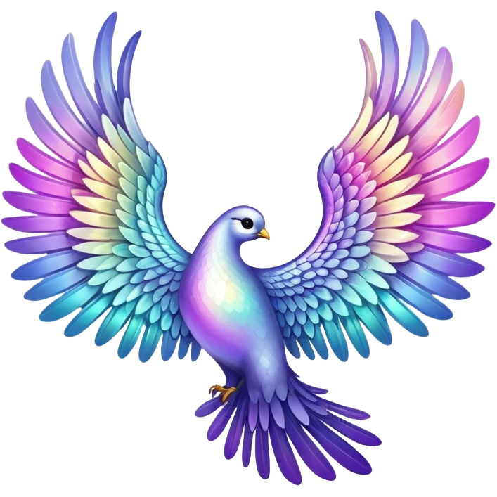 Divine romantic wings  emoji