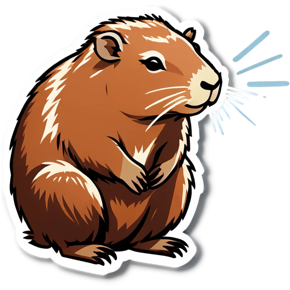 Catholic capybara emoji