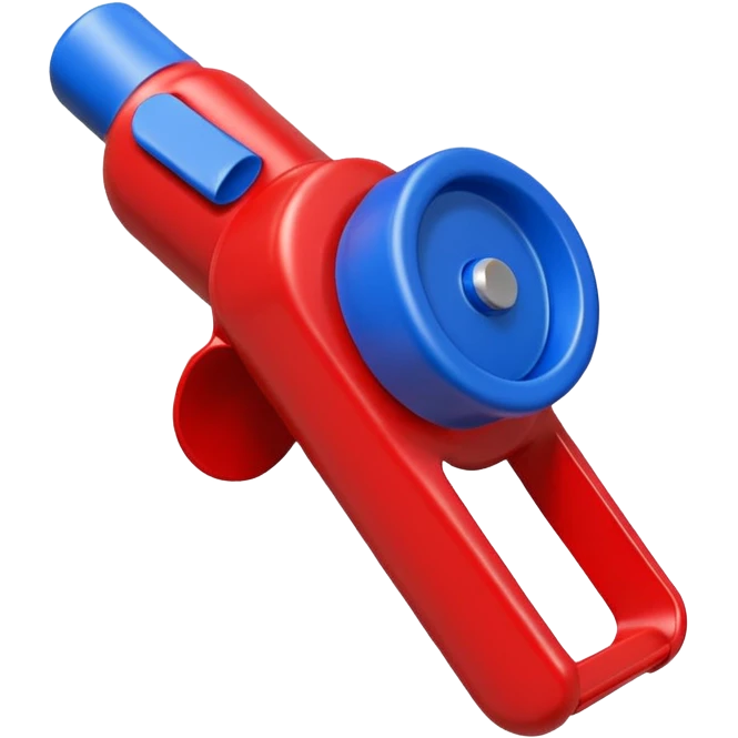 whistle in blue (#00A3E0) and red (#F9423A)  emoji
