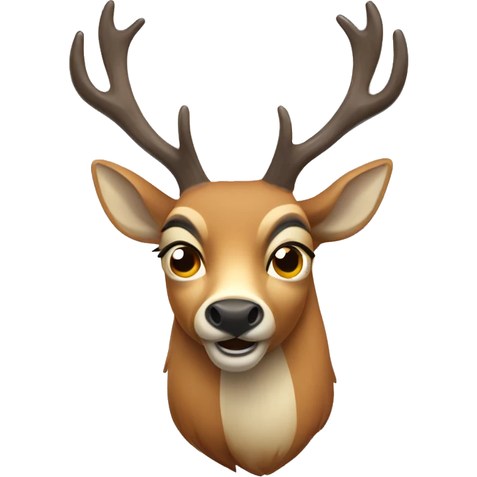 Silly swedish deer emoji