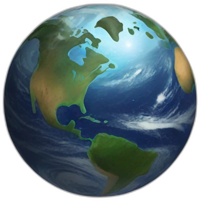 The planet emoji